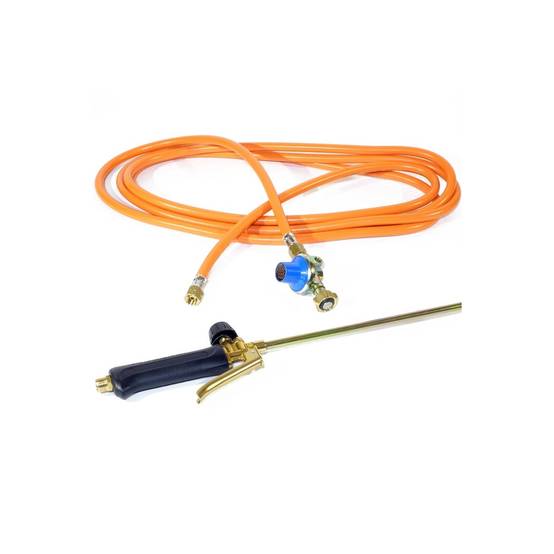 Desherbeur thermique à gaz + Détendeur propane + Tuyau gaz 5mètres Bruleur 60 mm KEMPER - Imagen 5