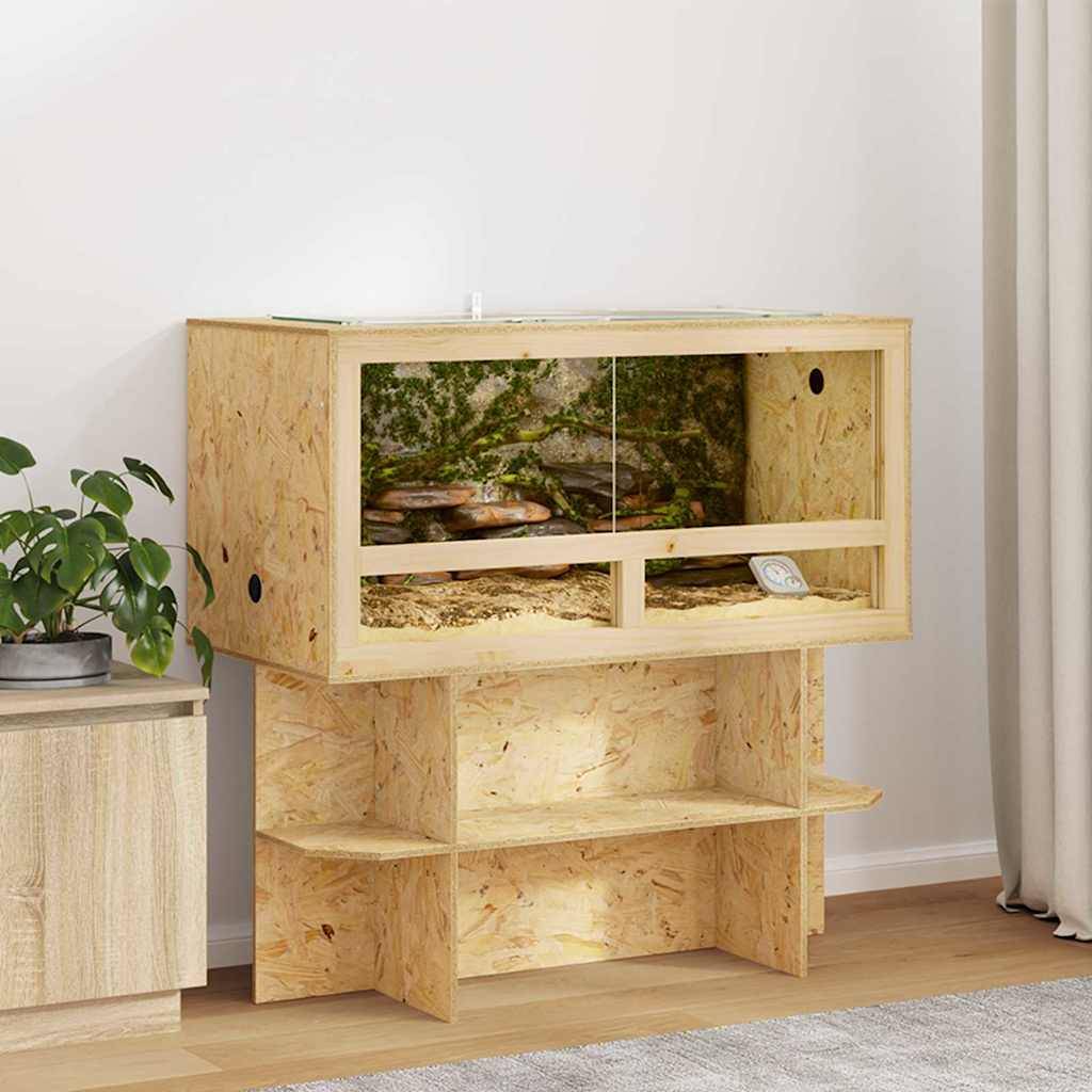 Vidaxl - Terrarium Marron 100 x 50 x 50 cm OSB vidaXL 876730 - Image 1