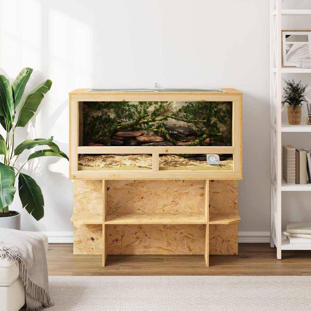 Vidaxl - Terrarium Marron 100 x 50 x 50 cm OSB vidaXL 876730 - Image 5