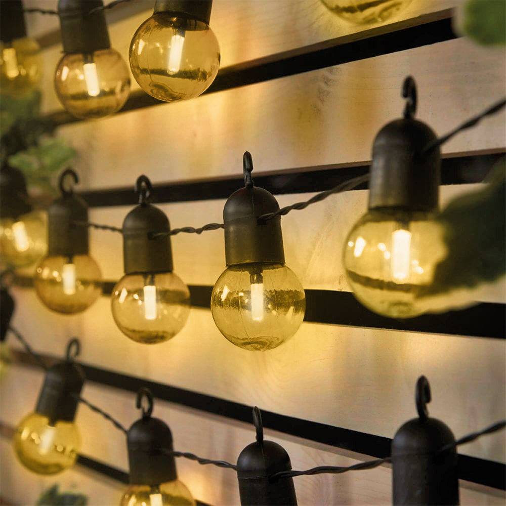 Guirlande lumineuse guinguette solaire 30 LED - Imagen 2