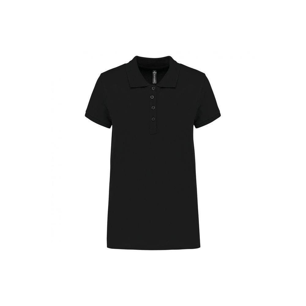 Polo de travail piqué femme Kariban 100% coton Noir XXL - Image 1