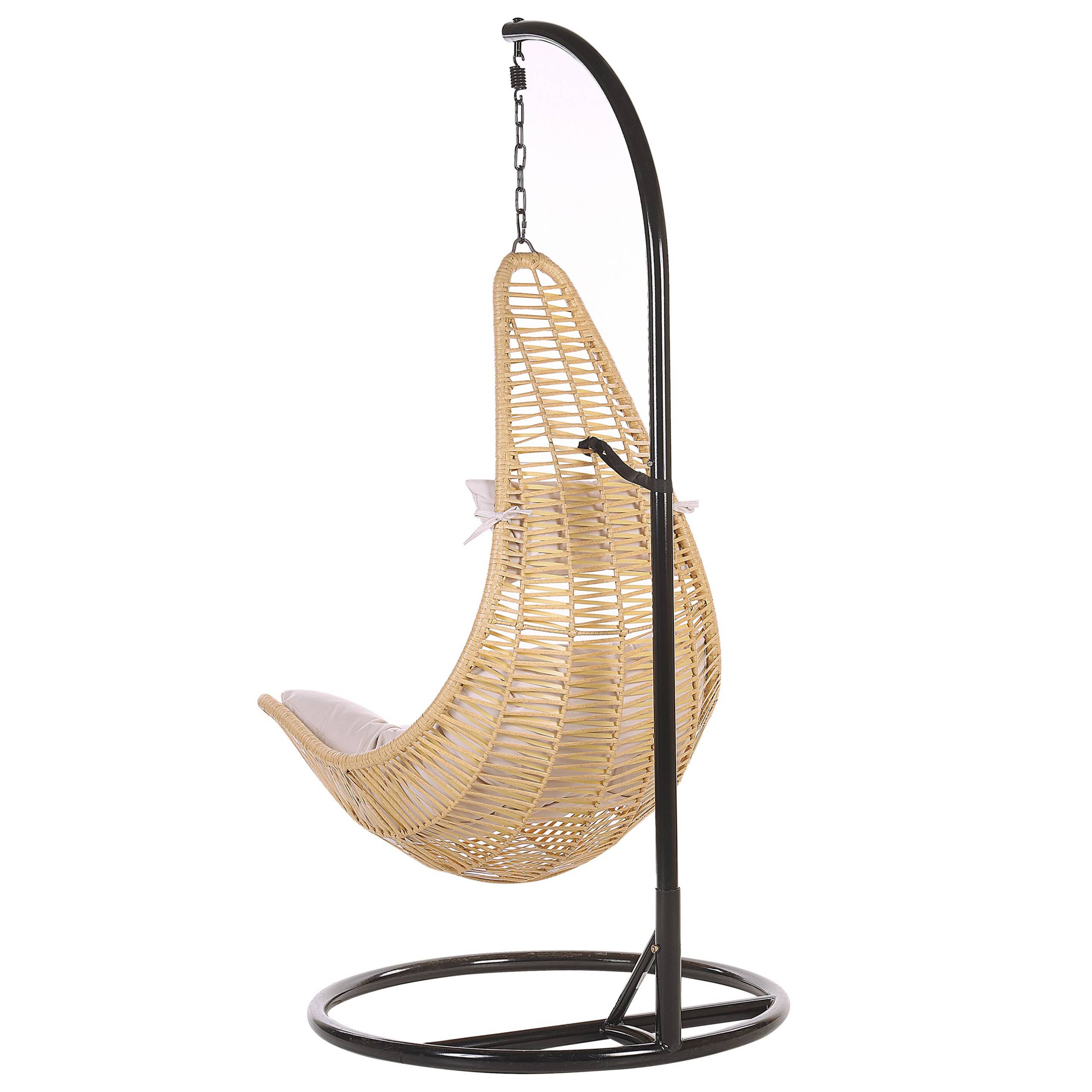 Beliani - Chaise porte-à-faux Polyrotin Naturel ATRI II - Beliani - Imagen 5
