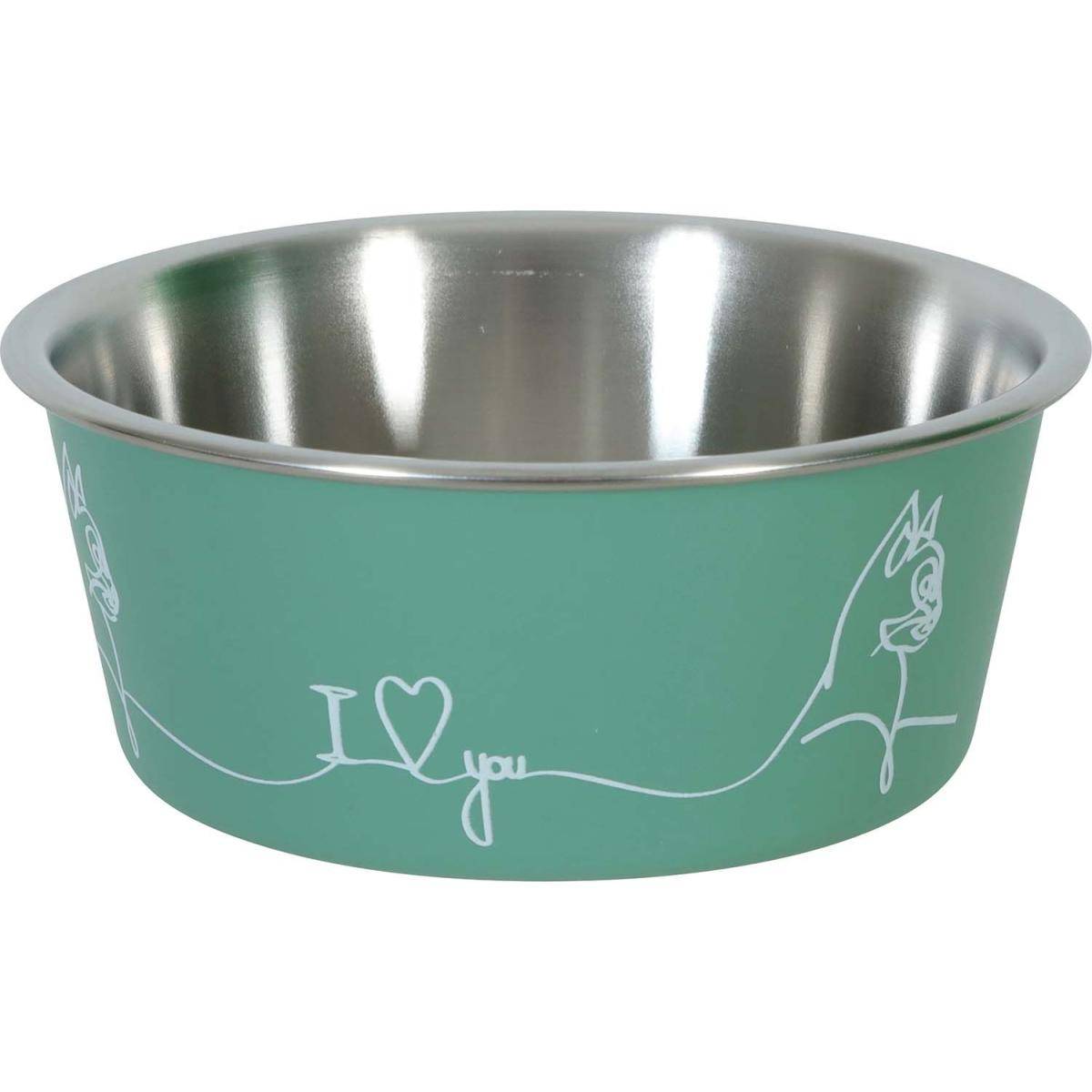 Zolux - Cuenco antideslizante para gatos Love cat