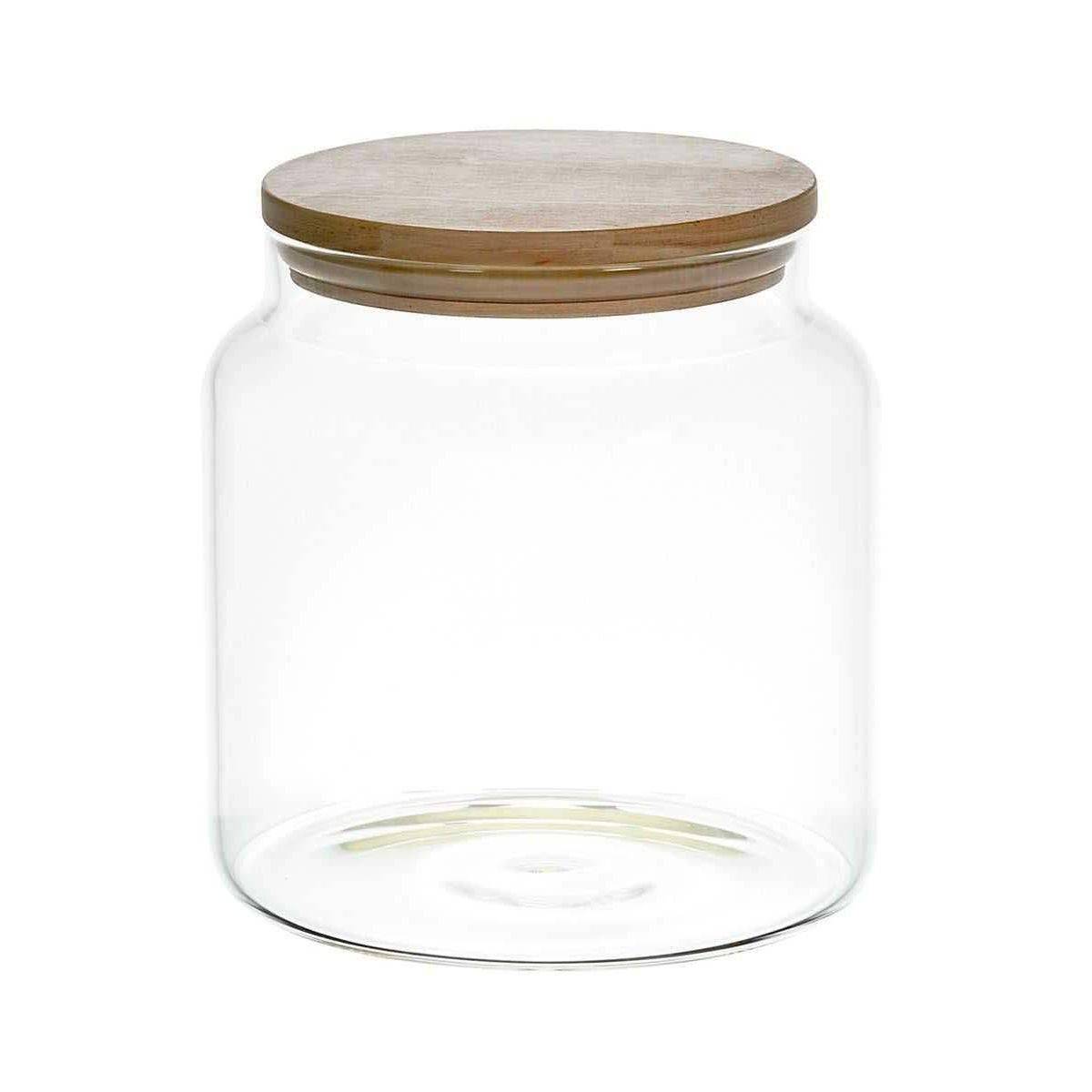 Cook Concept - Bocal de conservation en verre couvercle en bois 1.9 litres - Imagen 1
