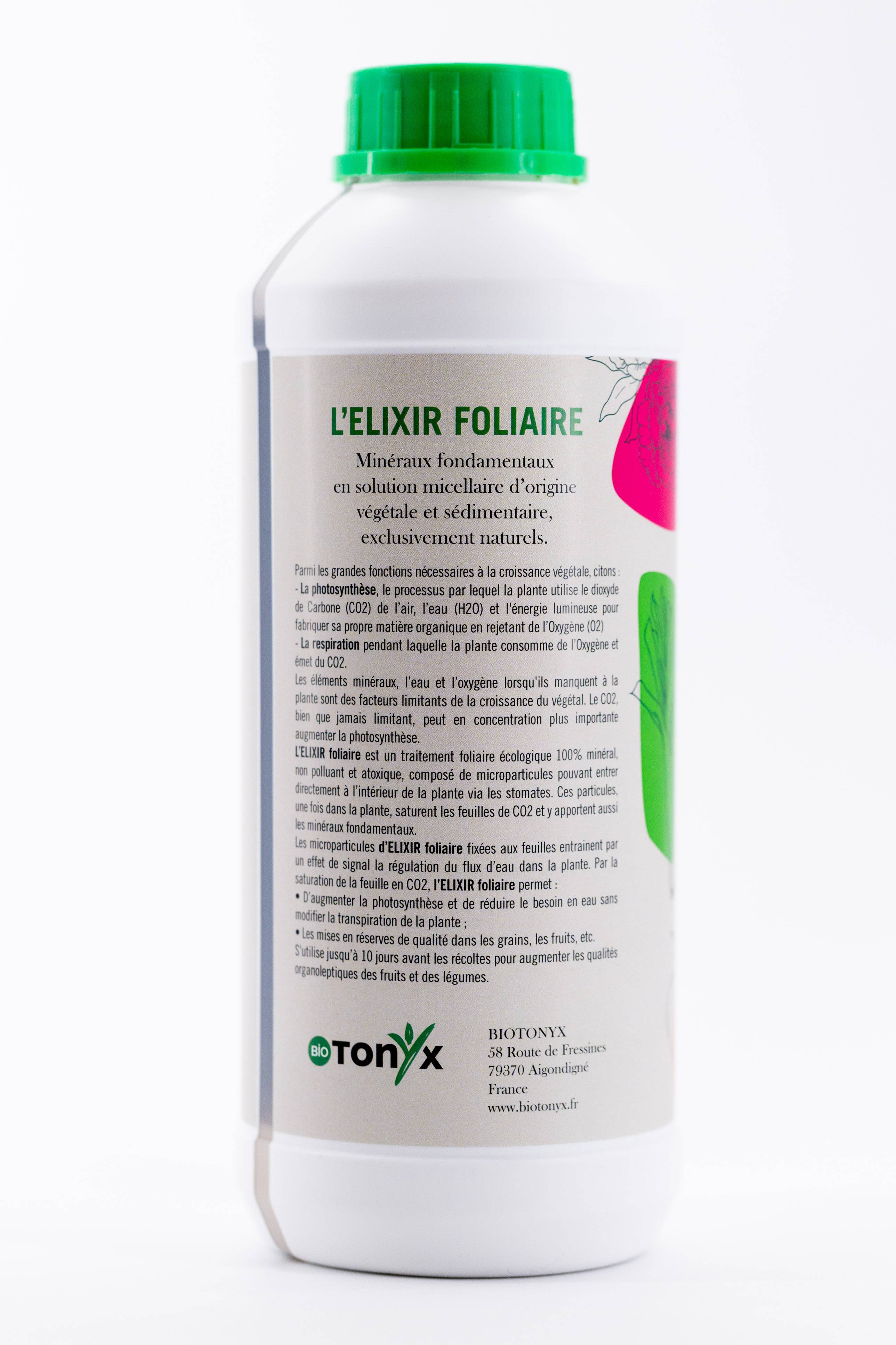 Engrais Liquide Biologique Croissance Foliaire ELIXIR FOLIAIRE - 1L - BioTonyx - Image 2