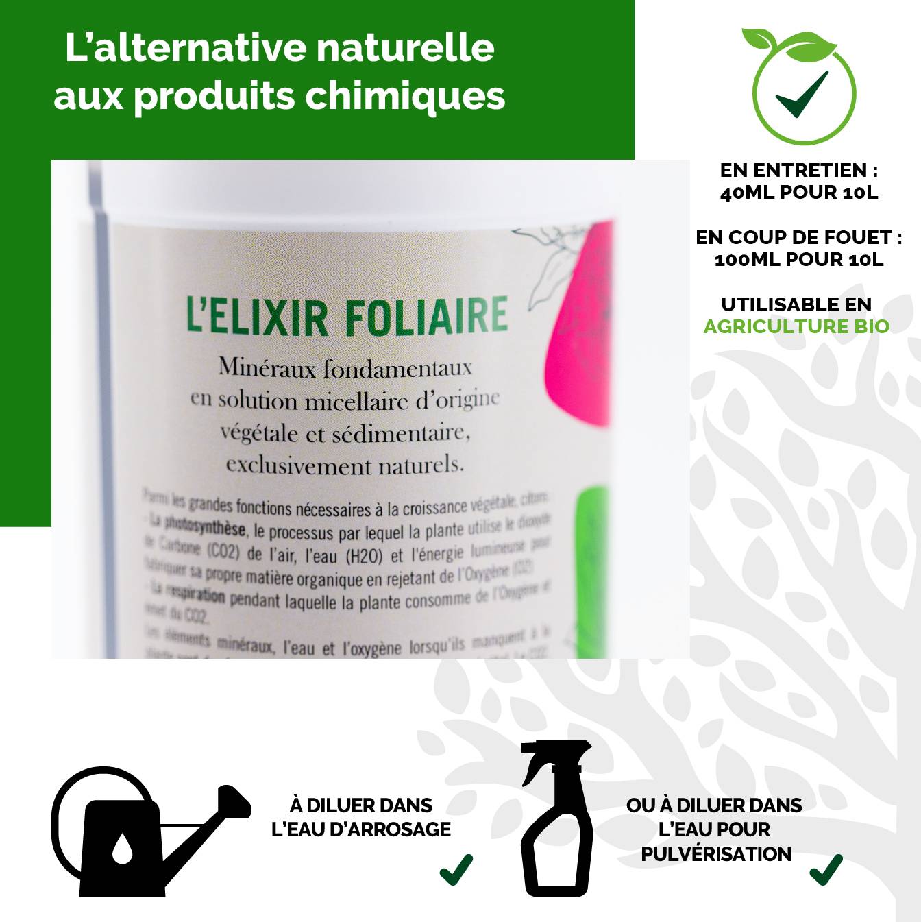 Engrais Liquide Biologique Croissance Foliaire ELIXIR FOLIAIRE - 1L - BioTonyx - Image 4