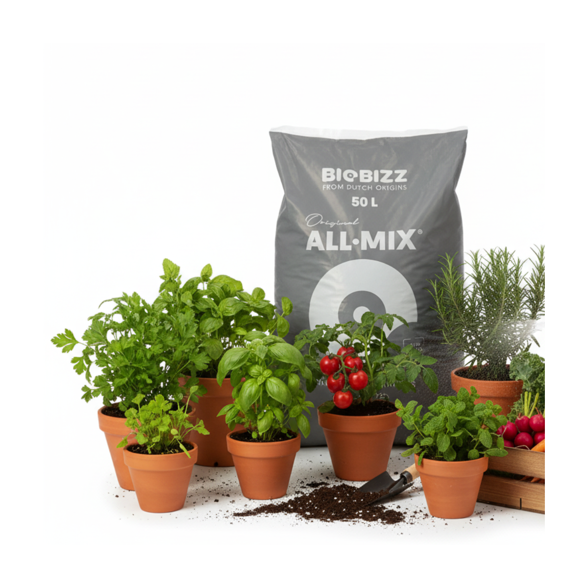 Terreau ALL.MIX en sac de 50 litres - BIOBIZZ - Image 4