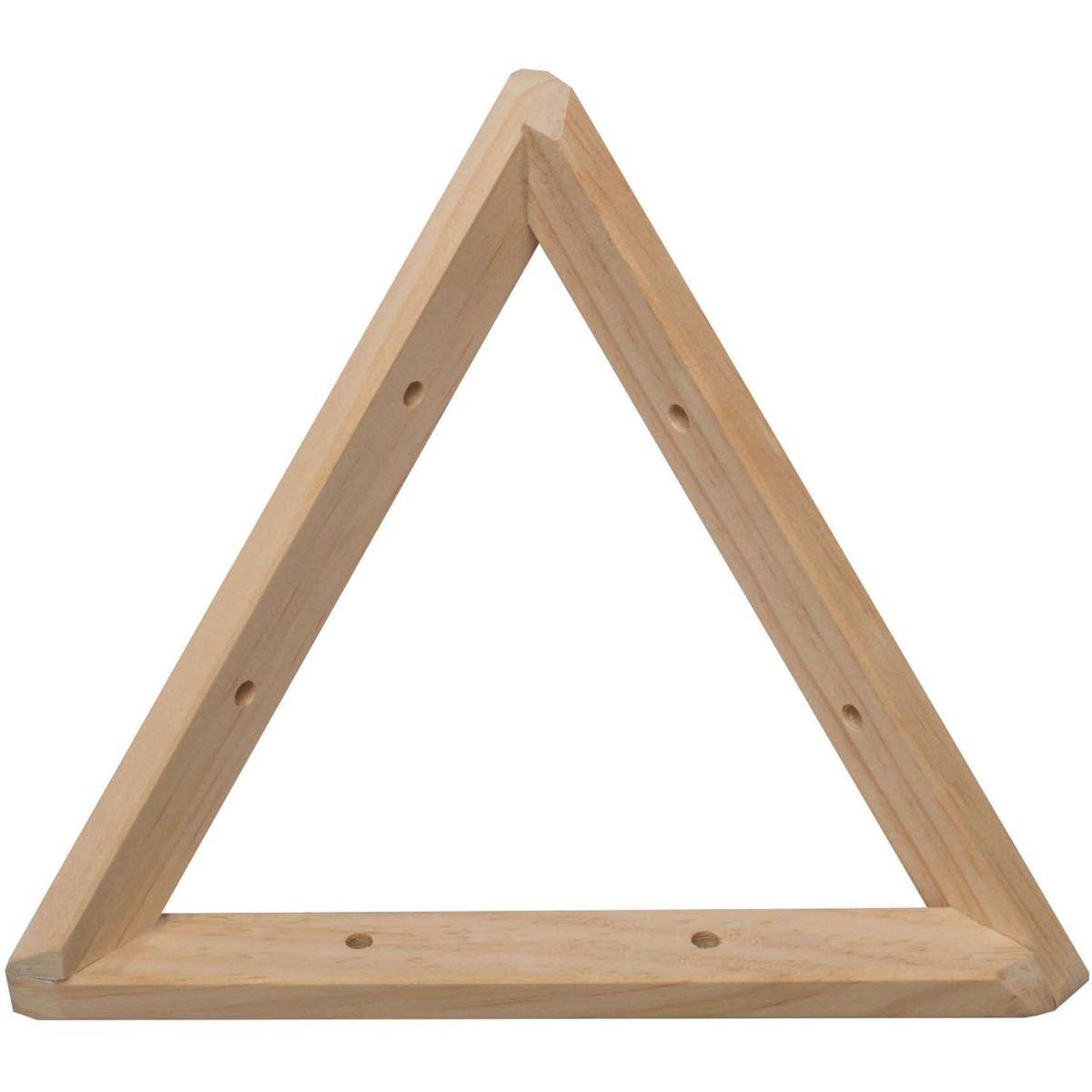 Equerre triangle en pin brut 20 cm Astigarraga - Imagen 1