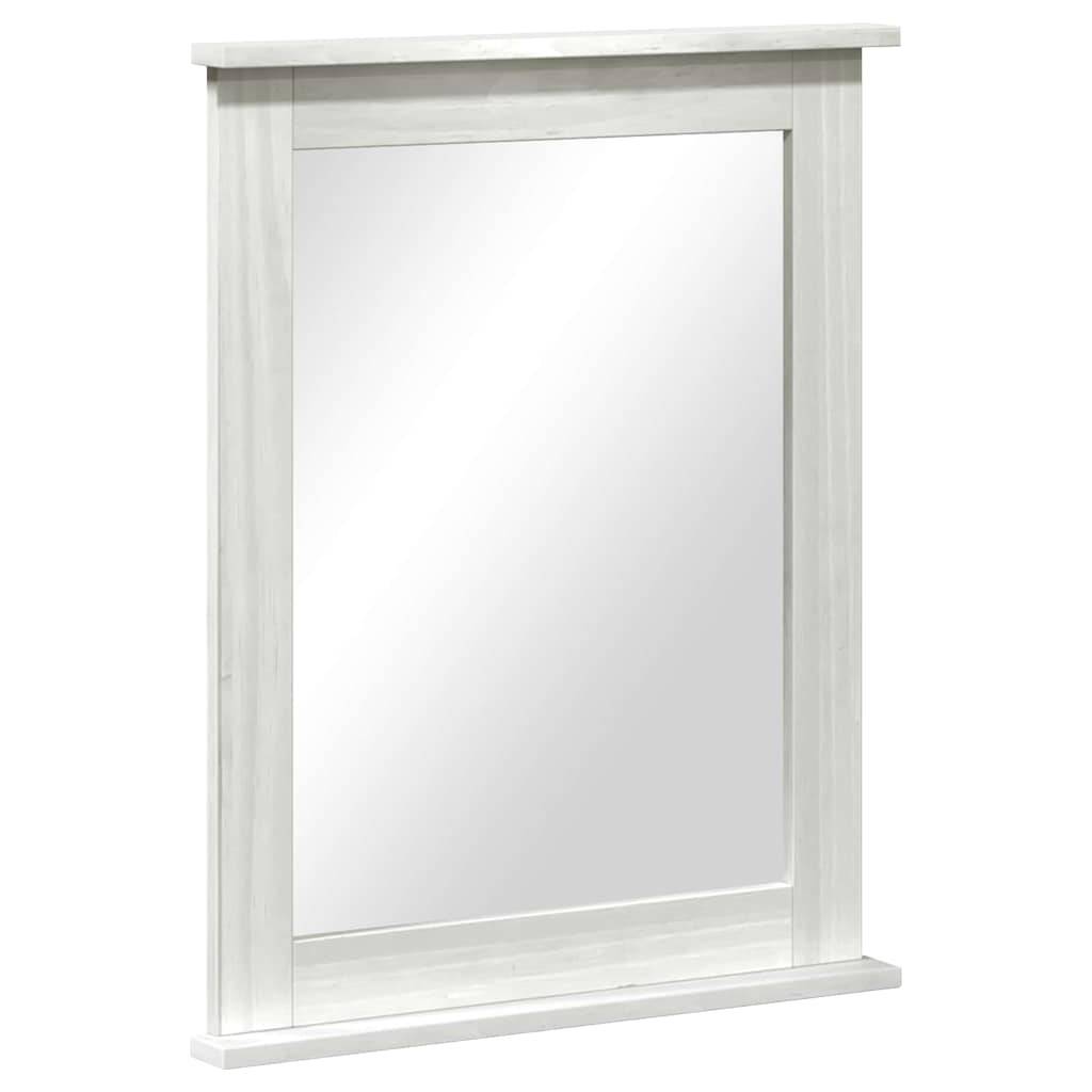 Maison Chic - Miroir VIGO Blanc antique 55,5 x 5 x 70 cm Bois de pin massif Maison Chic - Image 1