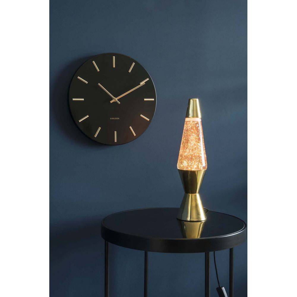 Karlsson - Horloge moderne métal Charm 30 cm Noir Karlsson - Imagen 2
