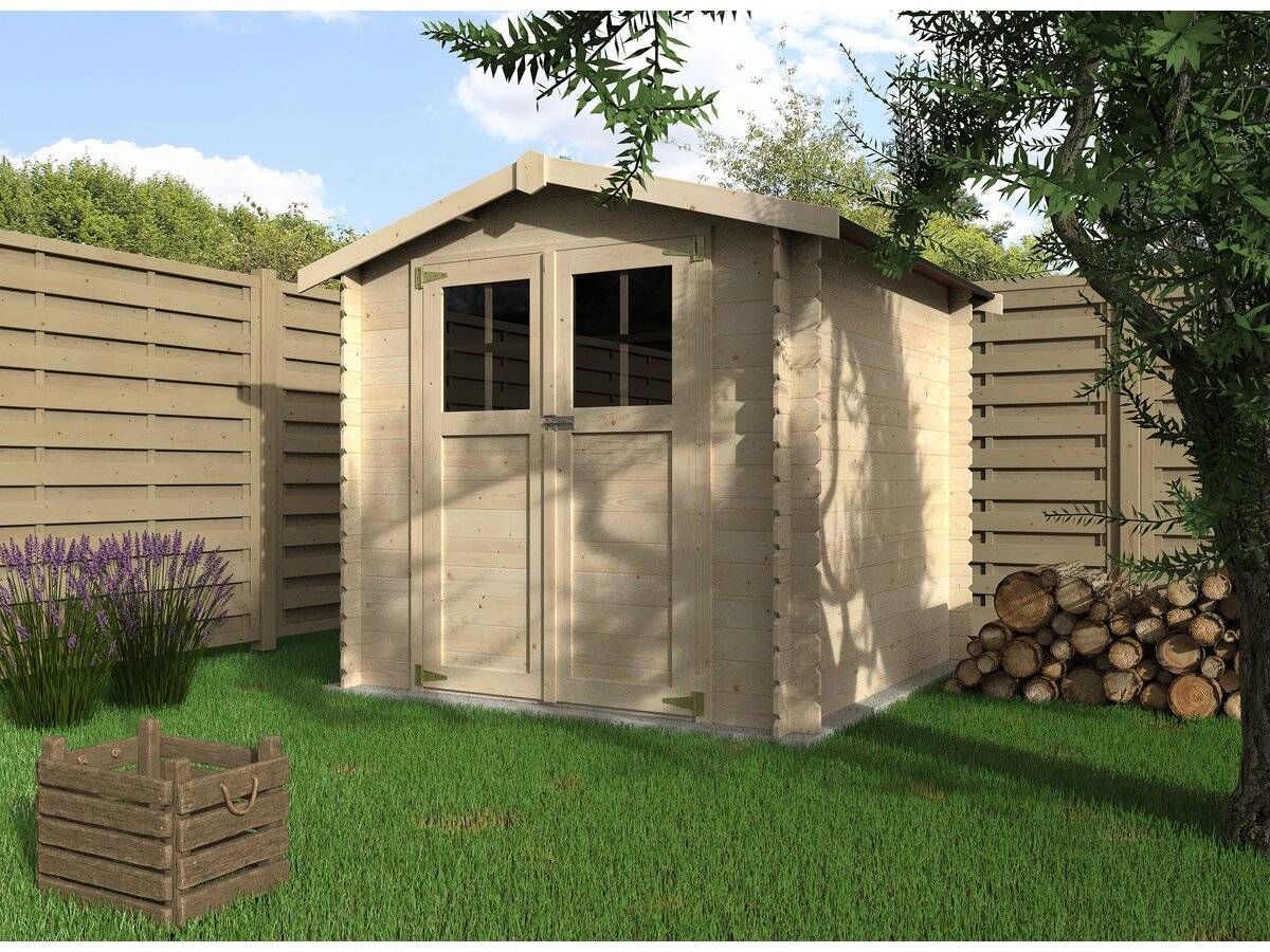 Habitat Et Jardin - Abri Jardin Bois "milovic" - 4.90 M² - 2.30 X 2.13 X 2.03 M - 19 Mm -decor Et Jardin - Imagen 2