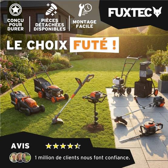 FUXTEC - Fuxtec tondeuse à gazon thermique mulching autotractée 196cm3 largeur de coupe 51cm redonne du tonus à votre pelouse - Image 7