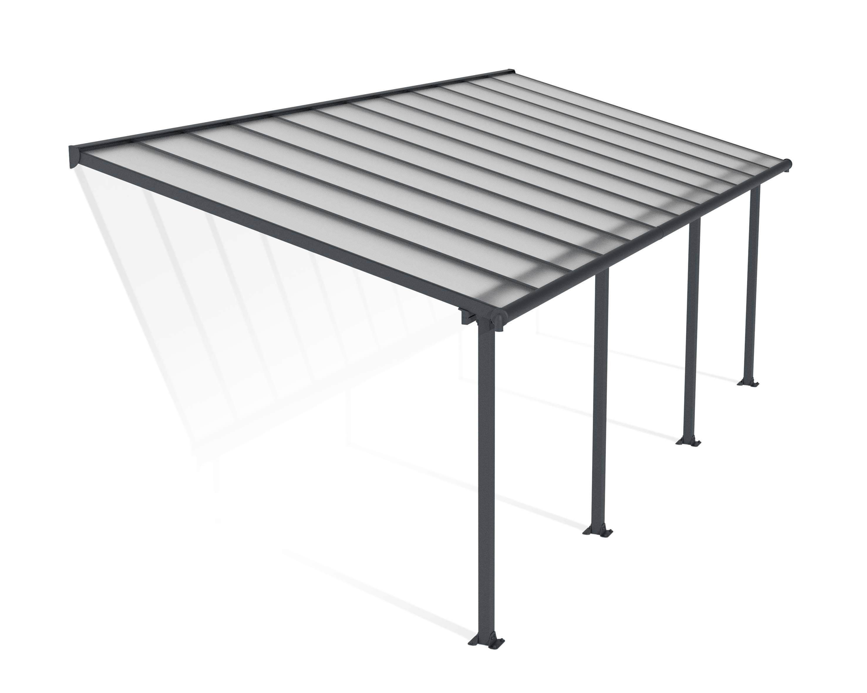 Canopia - Canopia Pergola Olympia 3X7,4 Grise - Imagen 1