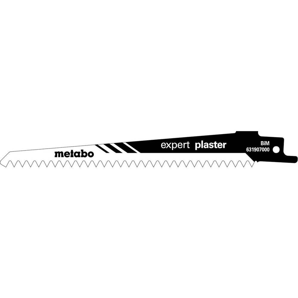 Metabo - 5 lames de scie sabre « expert plaster » BiM - 150 x 1,25 mm