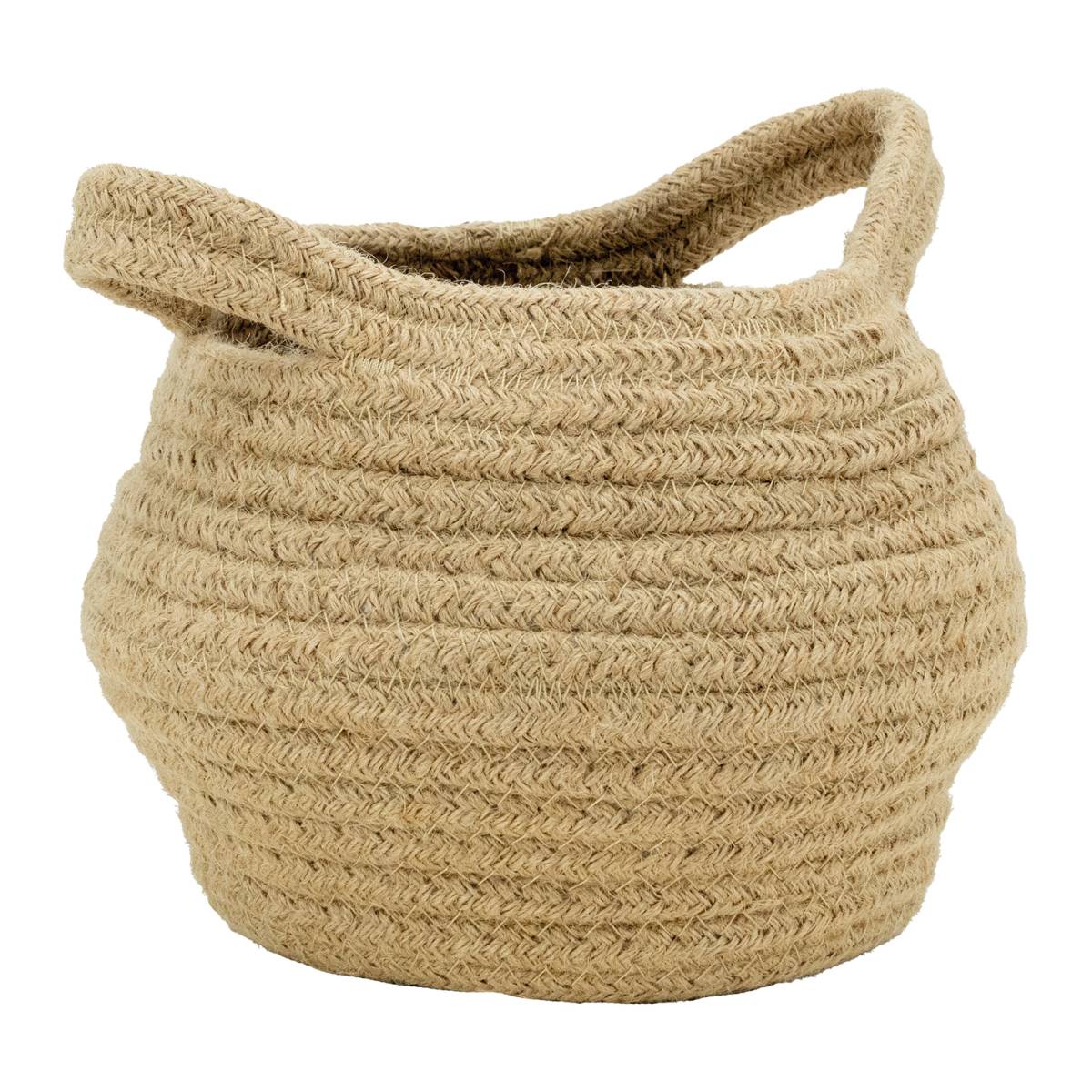 Aubry Gaspard - Corbeille ronde en jute naturelle avec 2 poignées Aubry Gaspard - Imagen 1