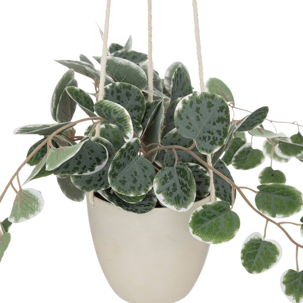 Atmosphera - Plante artificielle suspendue "Lourmarin" pot ciment H80cm - Atmosphera Créateur d'intérieur - Imagen 2