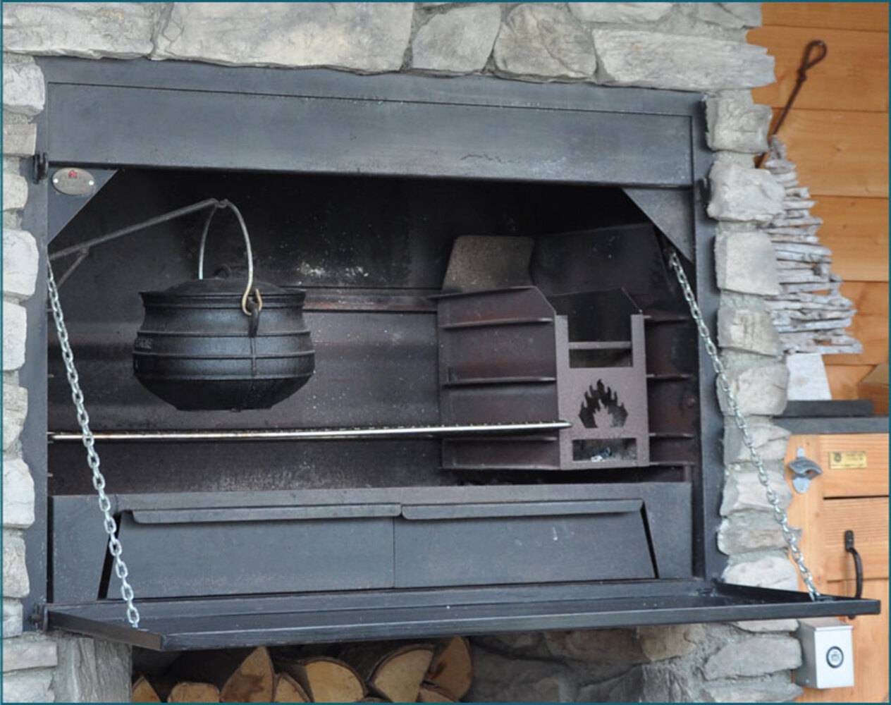 Braai – Barbecue bois encastrable BI1200 - Image 7