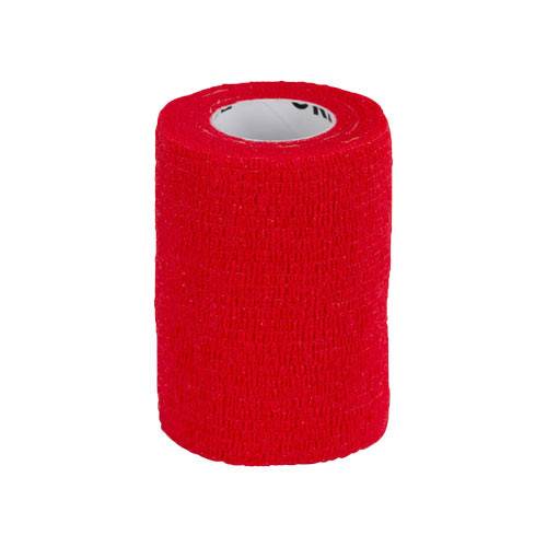 Bande Cohésive 7,5 cm - Bande pour coton de repos Rouge - Imagen 1