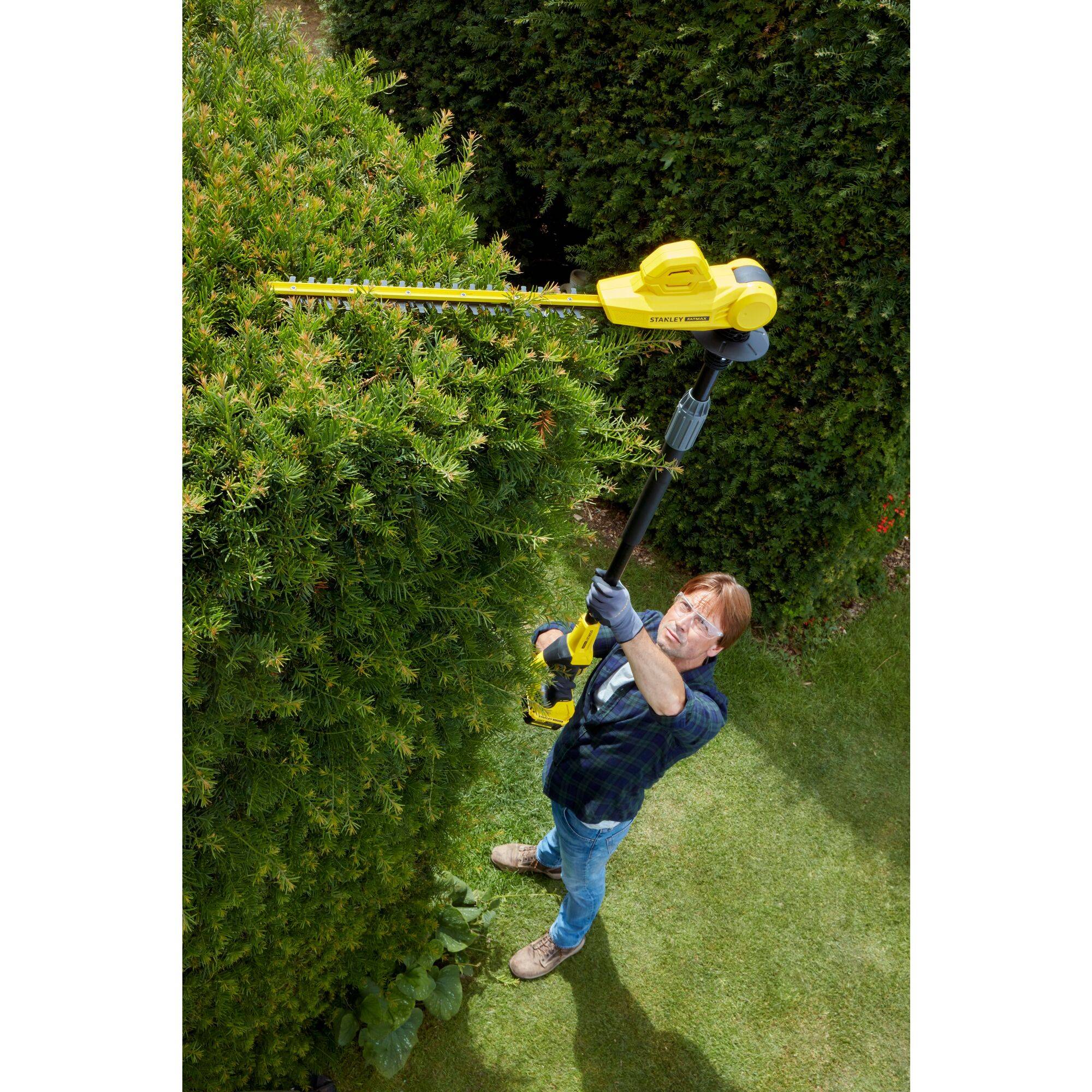 stanley - Taille-Haies sur Perche 18V STANLEY FATMAX V20 SFMCPH845B-XJ Sans Batterie ni Chargeur - Image 2