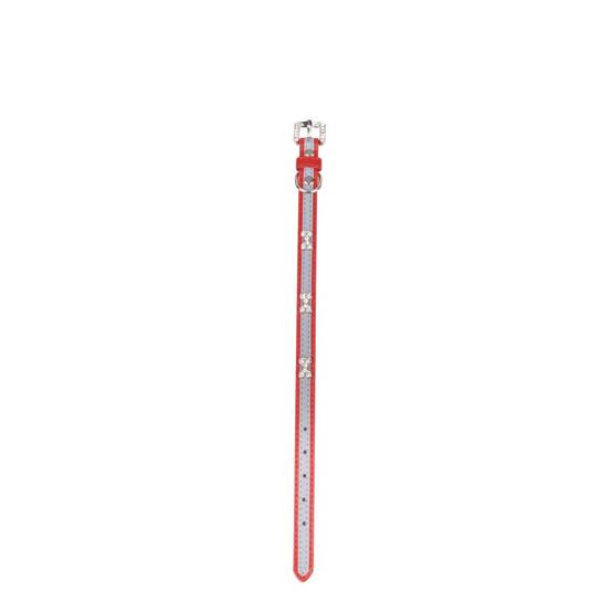 Sans Marque - Collier pour chien strass réfléchissant - Taille M - Rouge - Dogi