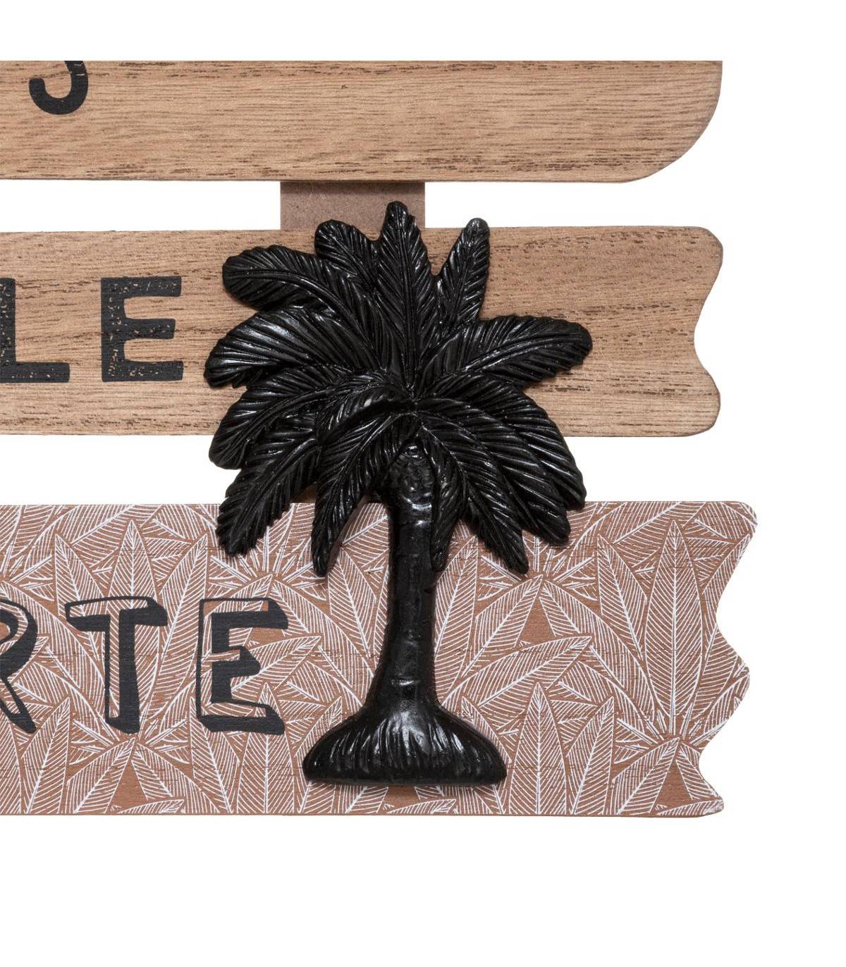 Déco murale en bois Pancarte avec Citation 37,5 x 32,5 cm - Imagen 3