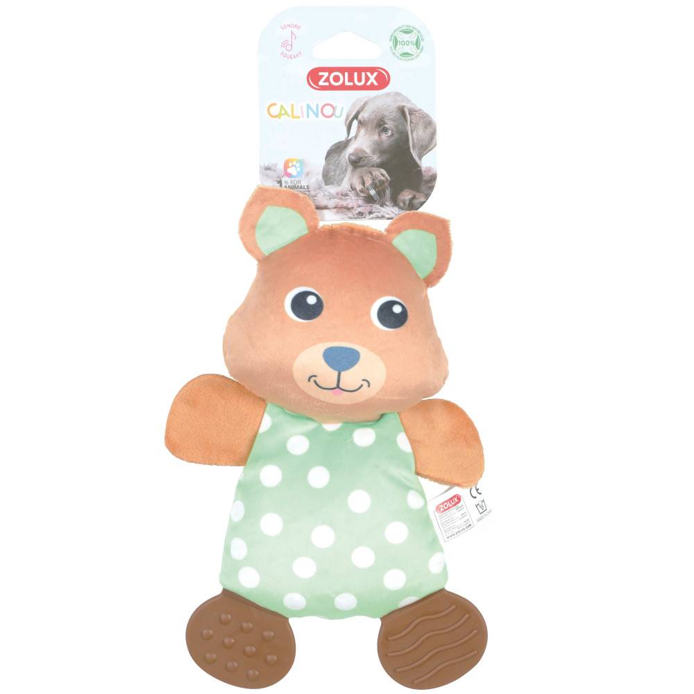 Zolux - Peluche Quokka CALINOU dental para perro - Imagen 2