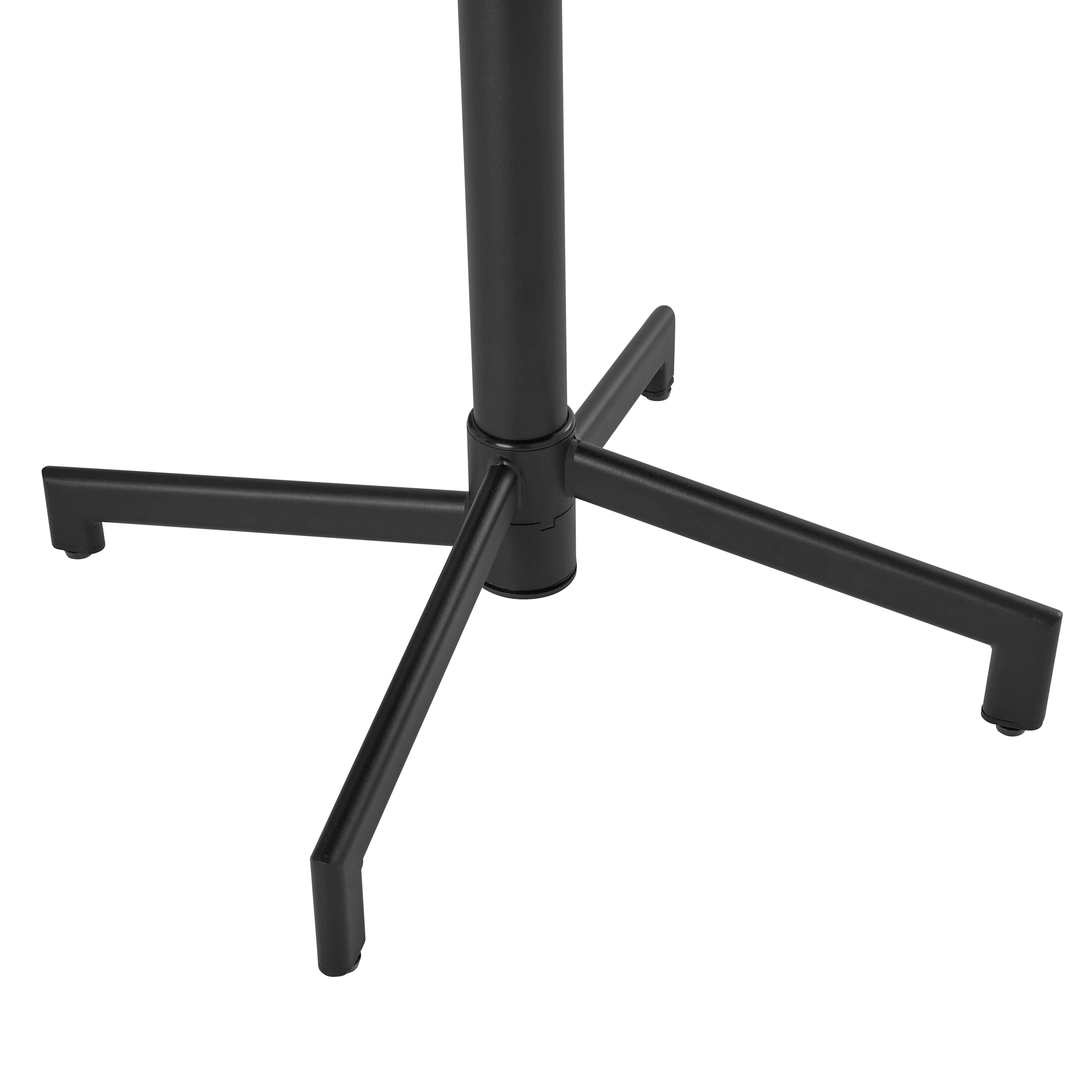Oviala - Table de jardin ronde bistrot avec plateau rabattable 70 cm anthracite Palavas - Oviala - Image 6
