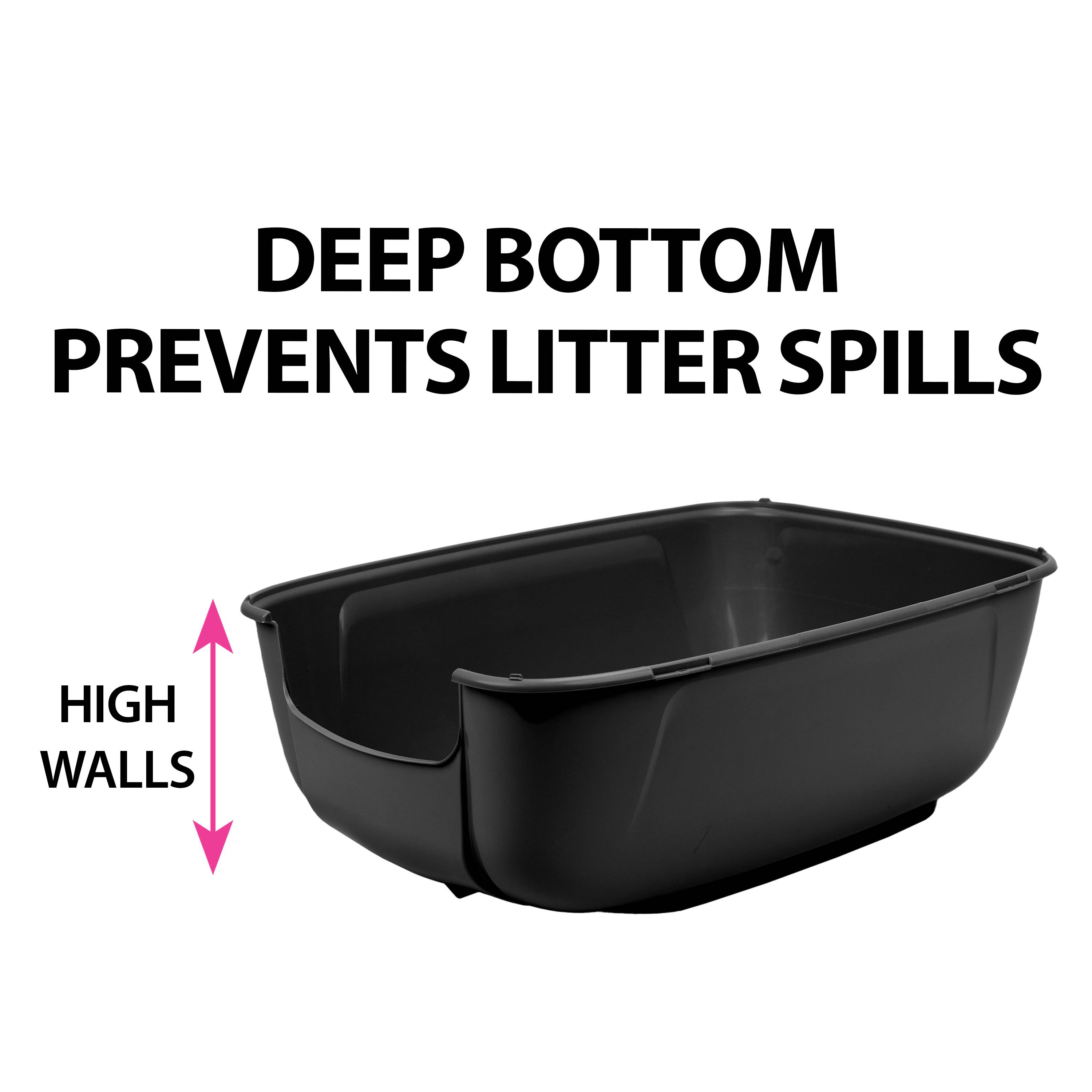 Ferplast - Ferplast Bac Litiere pour Chat, Maison de toilette pour Chat, 2 filtres à charbon actif anti-odeur inclus, Porte battante obscurcie, 39,5 x 52,5 x h - Imagen 7