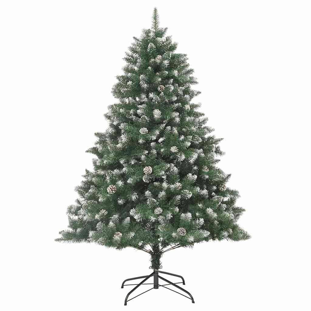 ComfortXL - Sapin de Noël Artificiel Vert 240 cm Très Touffu 2180 Branches, Kit Décoré 120 Boules et 300 LED – ComfortXL Outdoor Living - Image 5