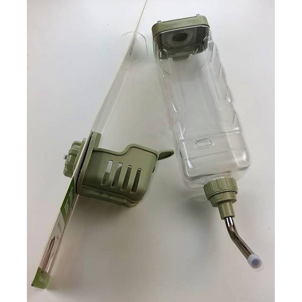 Biberon Jora 800 ml 10 x 13 x 29 cm vert pour rongeurs. - Imagen 10