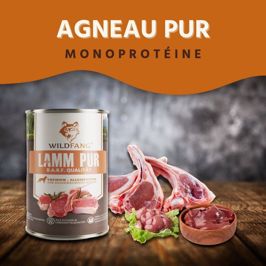 Wildfang - Wildfang - Coffret Gourmet Adulte - Aliments secs et humides - 3 x Venaison / 2 x Agneau - Image 6