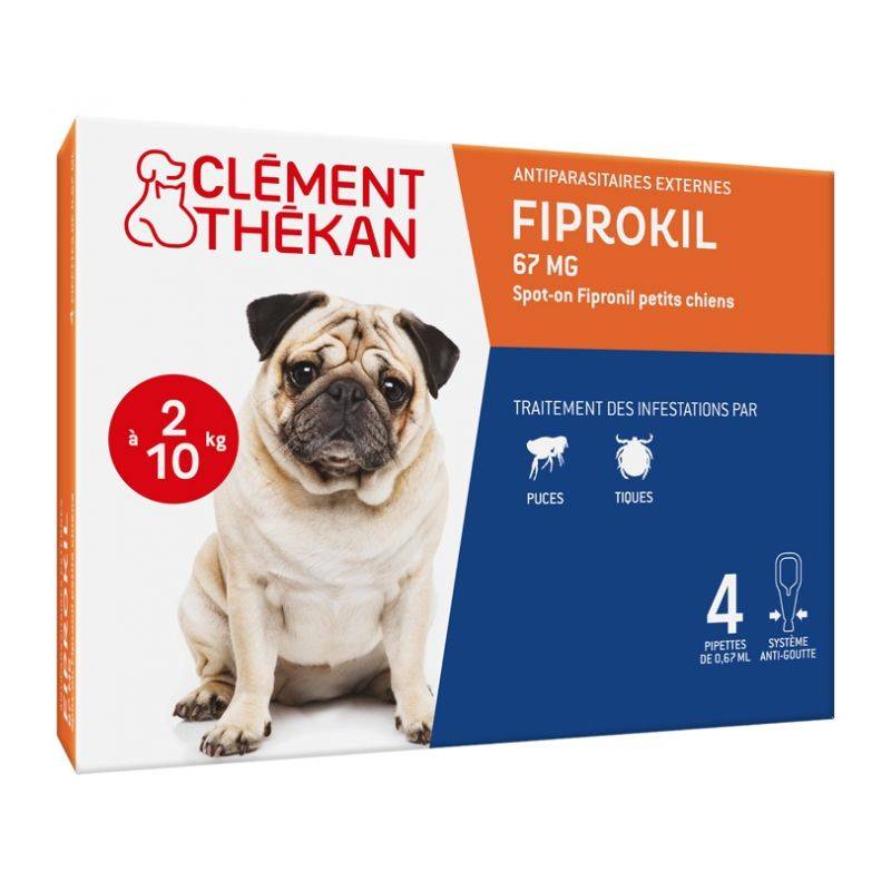 Autre - FIPROKIL DUO CHIEN 2-10 KG - CLEMENT THEKAN 4 pipettes