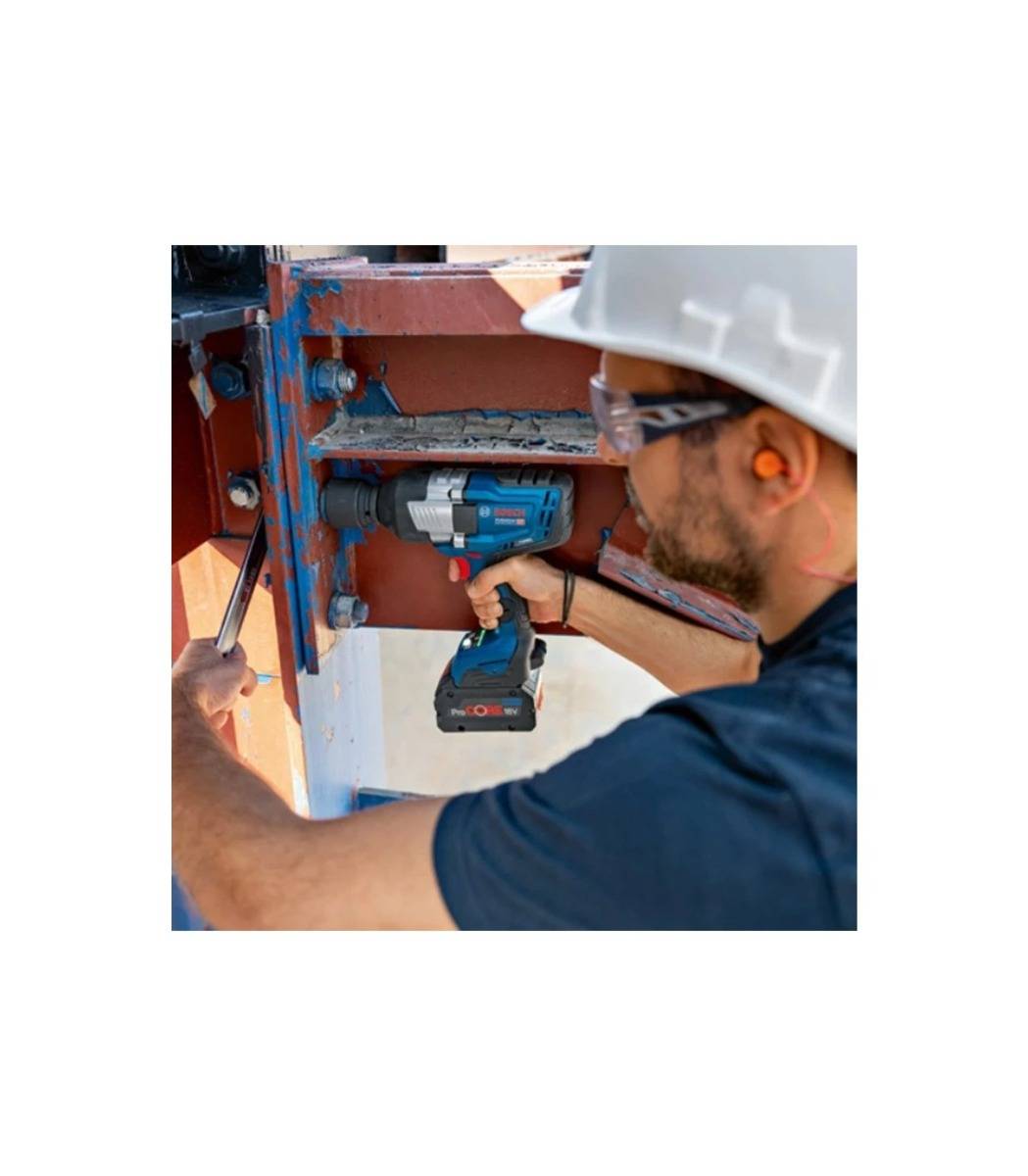 Bosch Professional - Boulonneuse à chocs 18V GDS 18V-1600 HC (sans batterie ni chargeur) en coffret L-Boxx - BOSCH - 06019M1001 - Imagen 5
