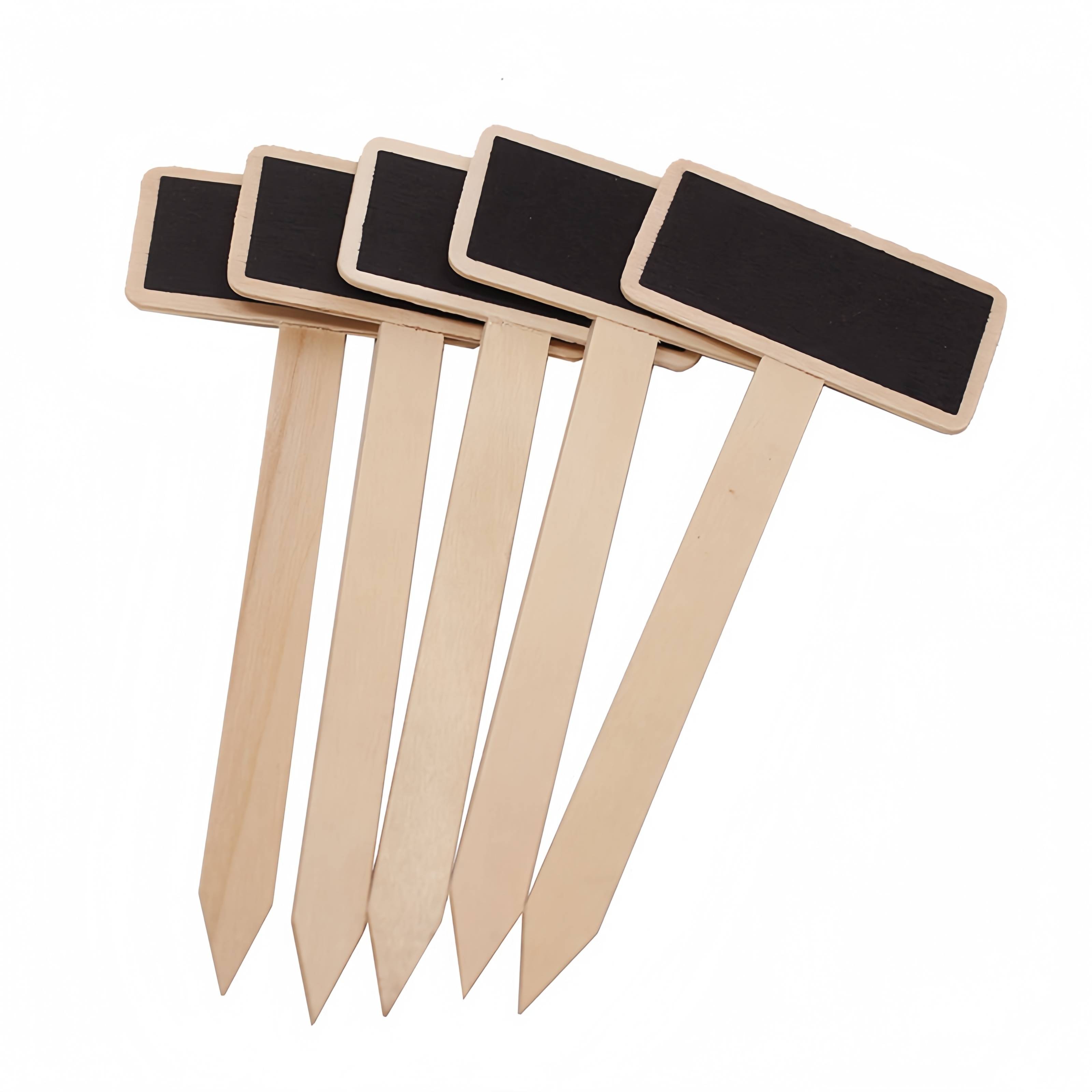 20 Étiquettes de Plantes (bois/PVC) -IntiMeg