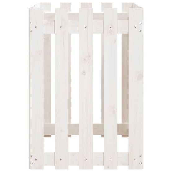 Jardinière | Lit surélevé de jardin design de clôture 100x50x70cm pin massif - Image 6