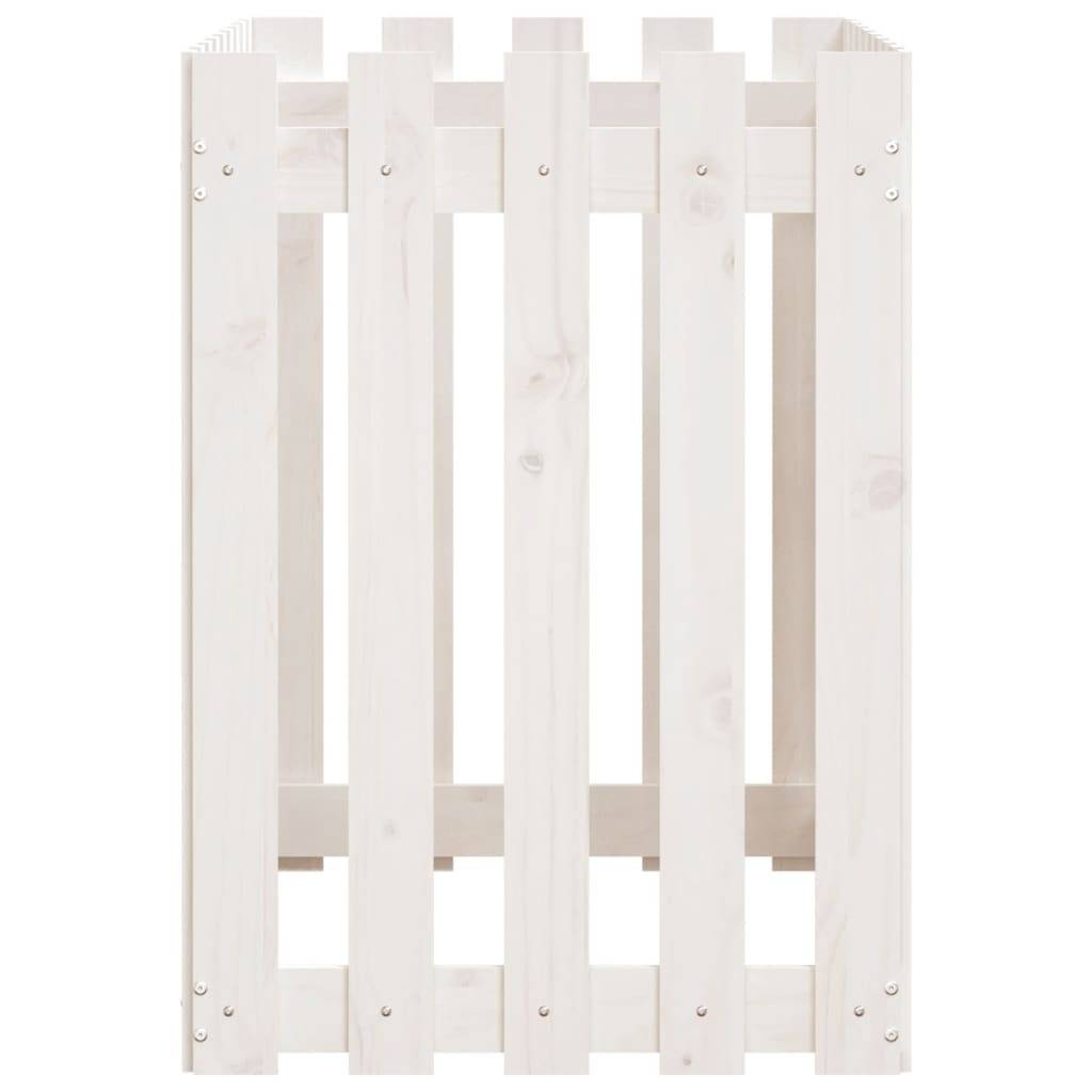 Jardinière | Lit surélevé de jardin design de clôture 100x50x70cm pin massif - Image 6