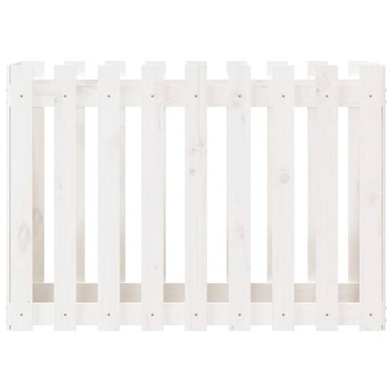 Jardinière | Lit surélevé de jardin design de clôture 100x50x70cm pin massif - Image 5