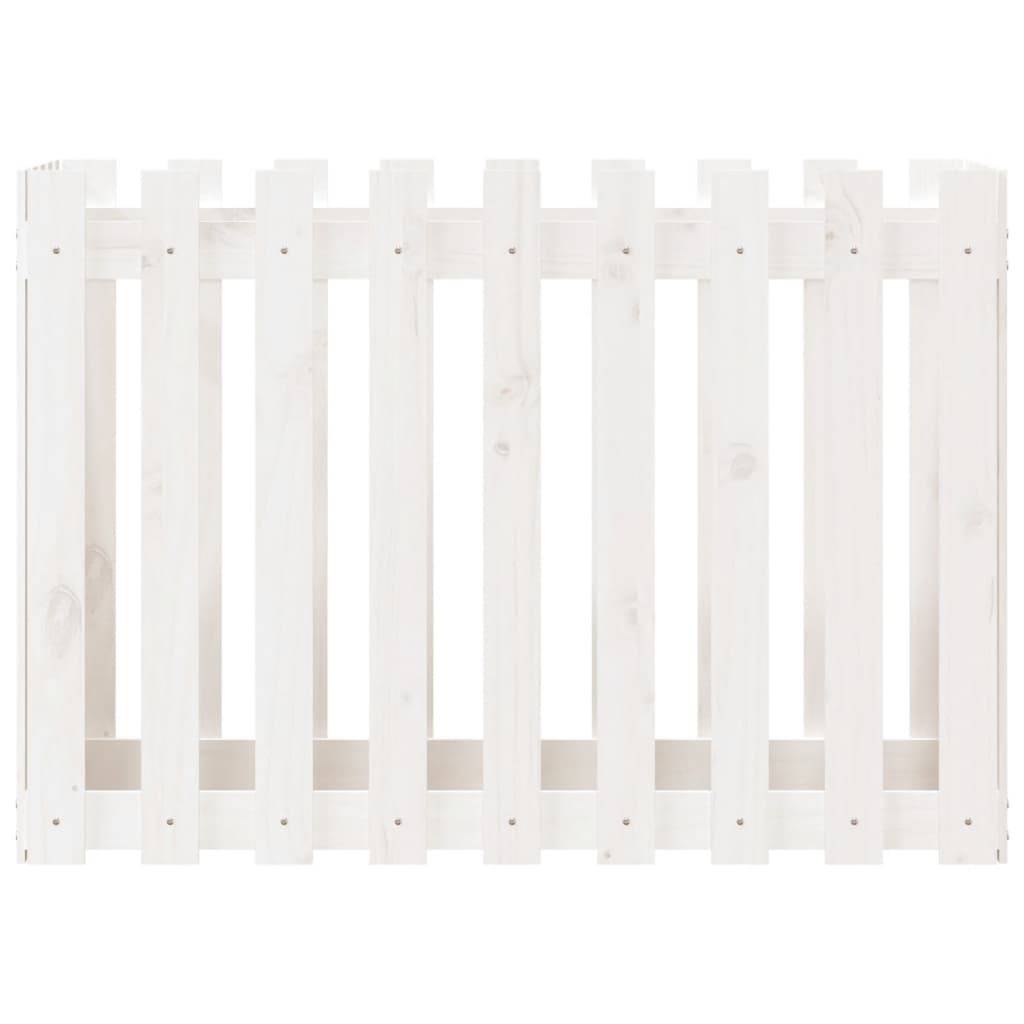 Jardinière | Lit surélevé de jardin design de clôture 100x50x70cm pin massif - Image 5