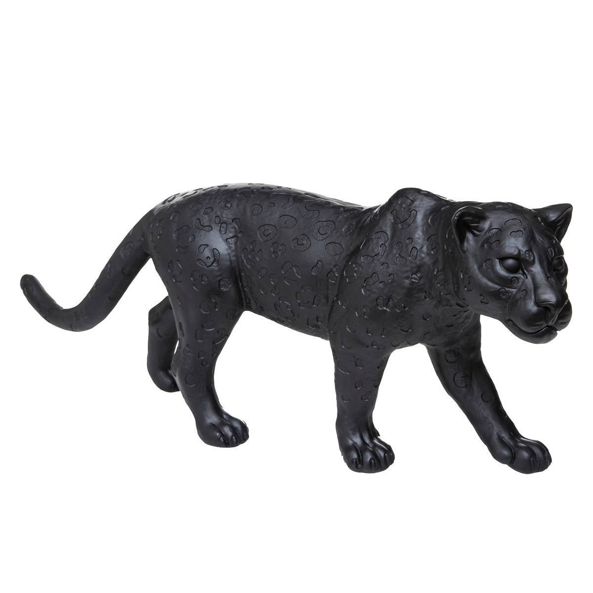 Atmosphera - Statuette léopard résine noir H28cm - Atmosphera Créateur d'intérieur - Imagen 1