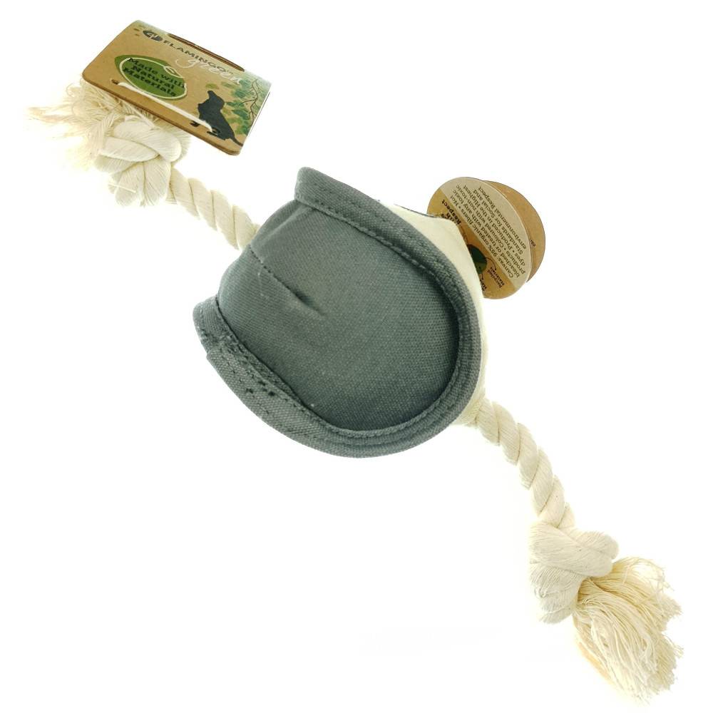 Jouet balle et corde Natural fun taille ø 8 x 33 cm pour chien - Imagen 5