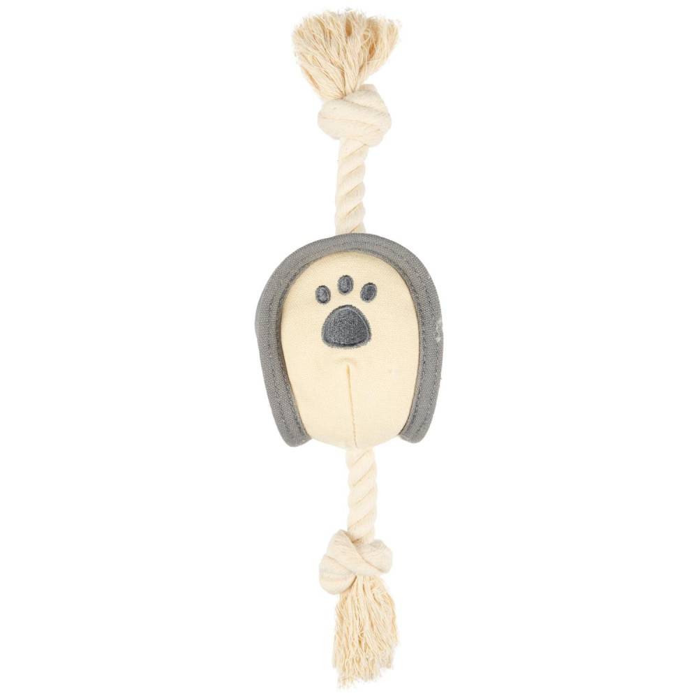 Jouet balle et corde Natural fun taille ø 8 x 33 cm pour chien - Imagen 3