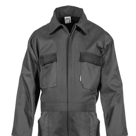Combinaison de Travail 5 poches Taille XL Gris/Noir Polyester/Coton VITO - Image 3