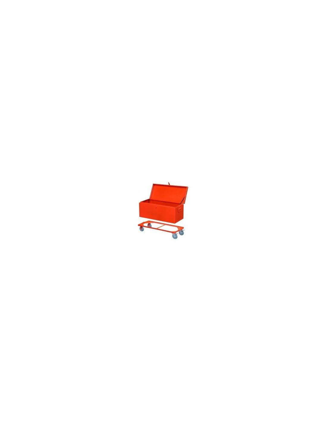 Coffre De Chantier Pro  850mm850x350x350mm Rouge