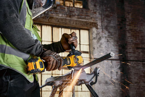 Meuleuse 125 mm à Vitesse Variable XR 18V Advantage Brushless DEWALT Interrupteur à gâchette - DCG416VSN-XJ - Image 4