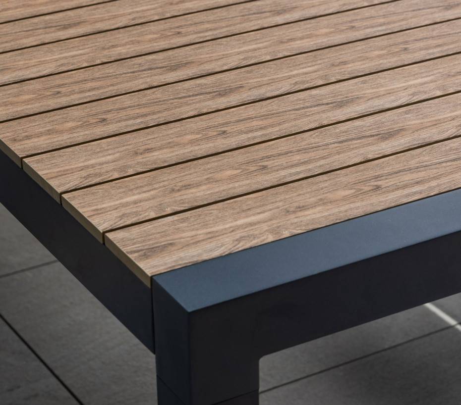 Ensemble table et chaises de jardin 8 places vert MIMIZAN - Image 4
