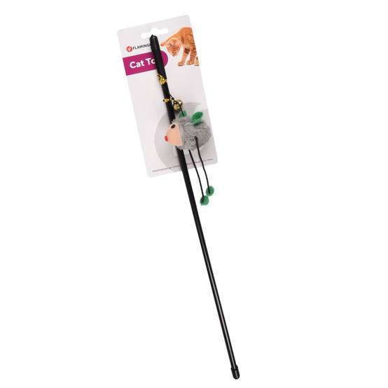 1 Canne à pêche Mishka souris avec grelot jeux pour chat couleurs aléatoires - Image 5