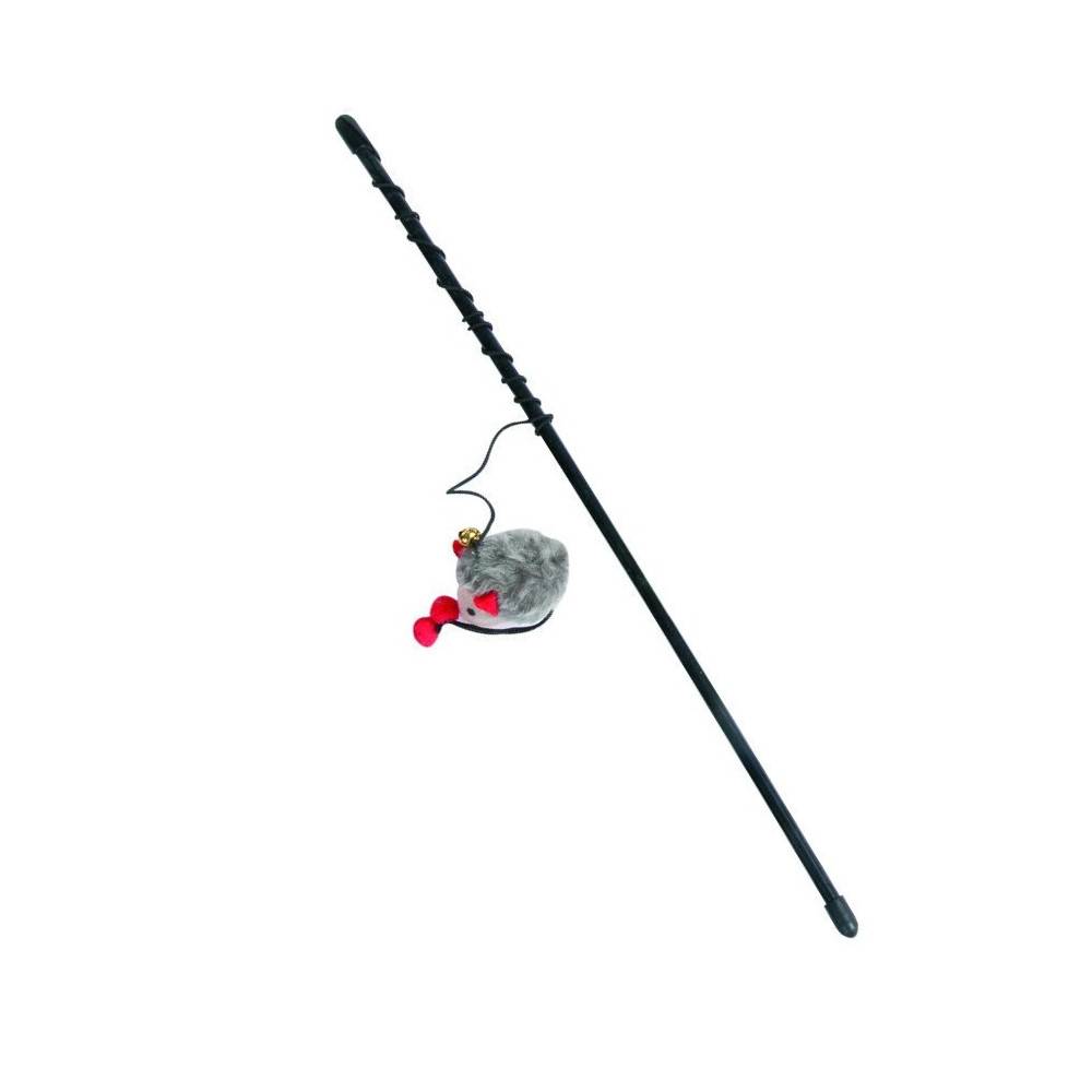 1 Canne à pêche  Mishka souris avec grelot  jeux pour chat couleurs aléatoires - Image 7