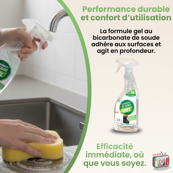 Bicarbonate de Soude en Gel Concentré | Acide citrique Pour Entretien Cuisine et Surfaces Alimentaires - VENTEO - Image 6