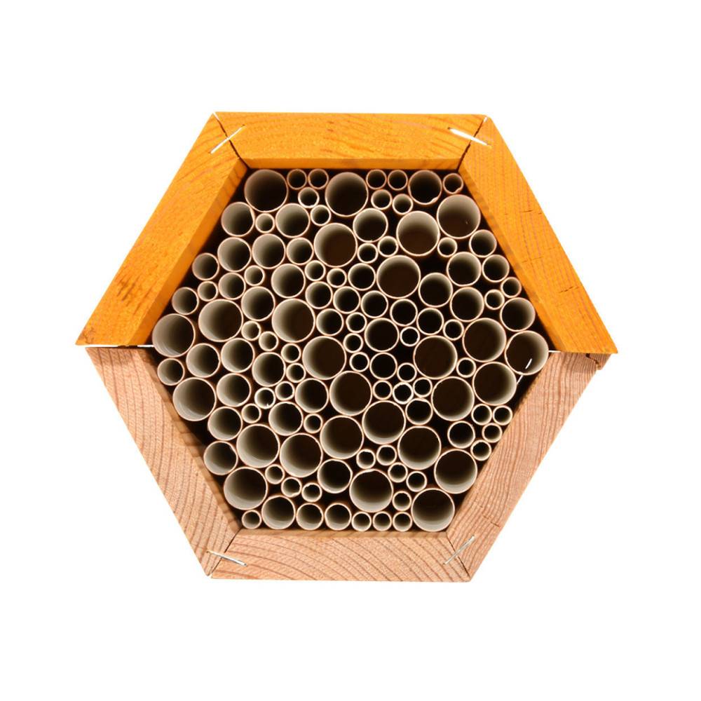 Animallparadise - Maison à abeilles hexagonale en bois - Imagen 6