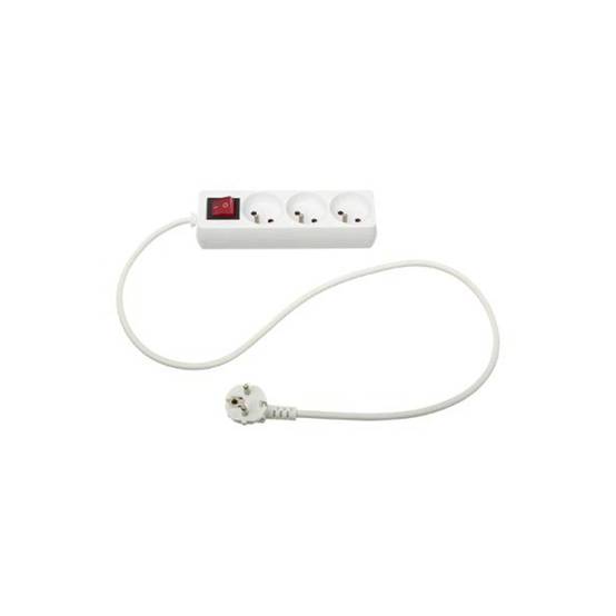 Bloc Multiprise "3 Prises" 17cm Blanc